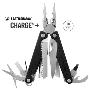 Leatherman Charge Plus 工具鉗-銀黑/附Bit組/ 黑尼龍套 832516 Charge+