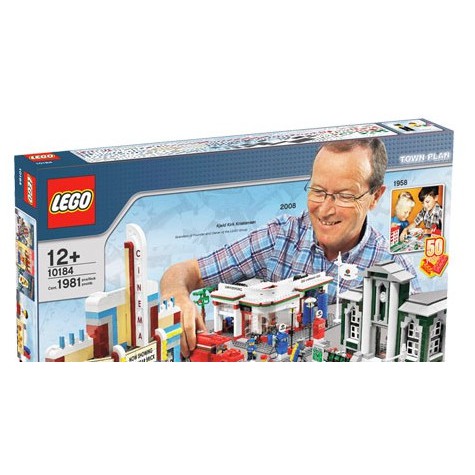LEGO 10184 樂高50周年紀年版 Town Plan！全新未拆有膠膜！五碼CITY絕版逸品！(可自取)