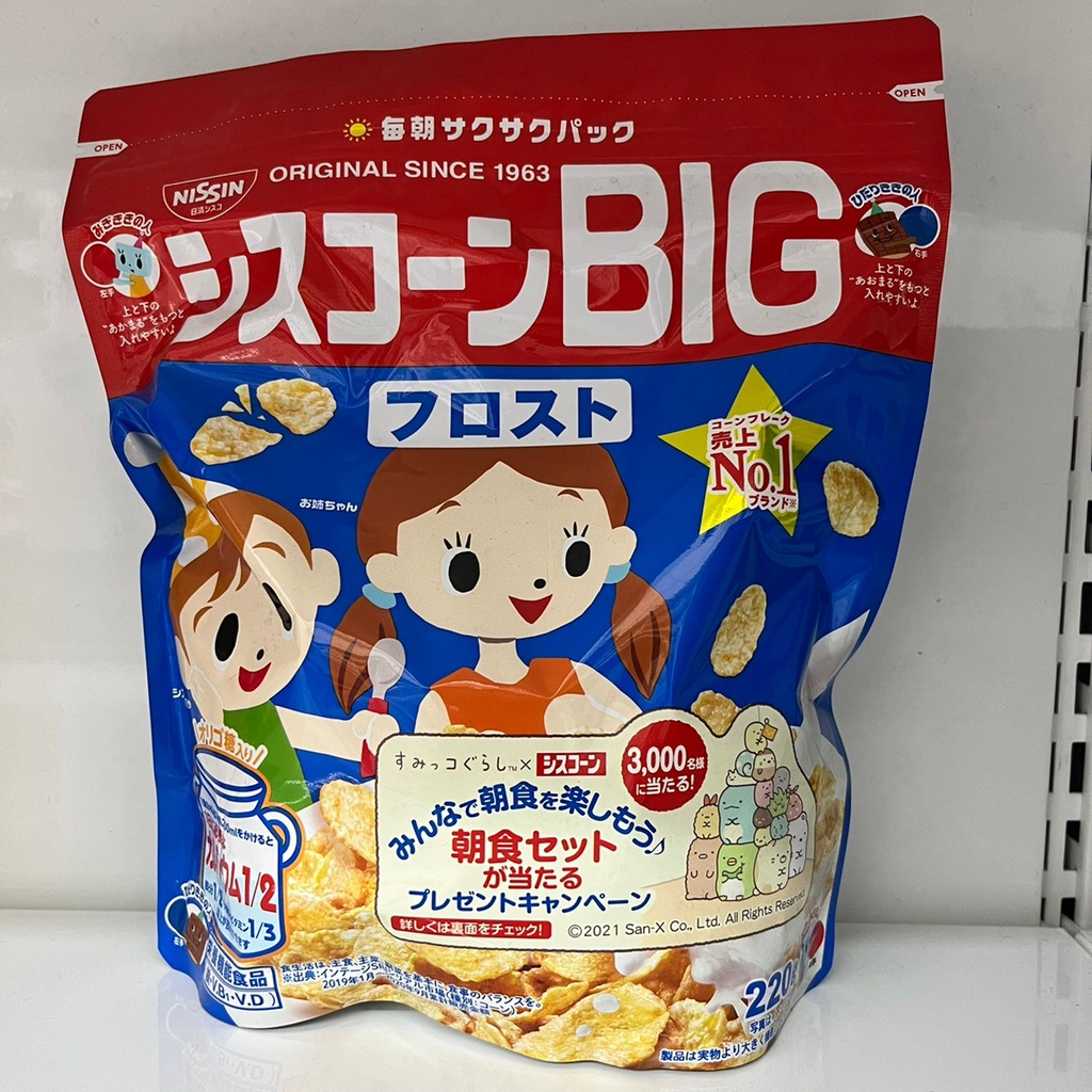 日本日清BIG原味麥片220g/包