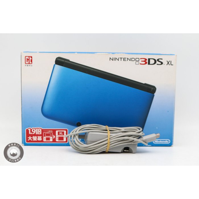 高雄青蘋果3c 任天堂nintendo 3ds N3ds Xl 藍黑台版二手掌上型遊戲機 蝦皮購物