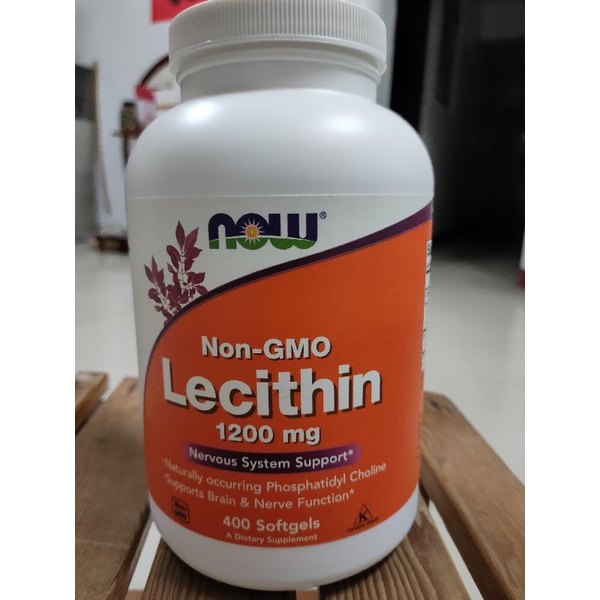 全新現貨 高單位卵磷脂」全新健兒婷 Now Foods lecithin 卵磷脂 1200mg /400顆/瓶