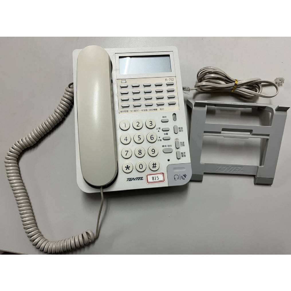 二手良品~ K762國洋電話機~多功能來電顯示電話機 免持撥號~另有專用耳麥~瑞通HD-700總機電話專用