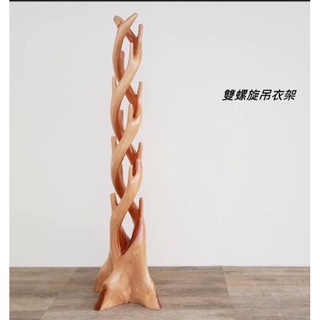 ~歐閣鄉村傢俱傢飾~桃花心木衣帽架180cm 原木衣架 原木創作衣帽架 玄關架 掛衣架