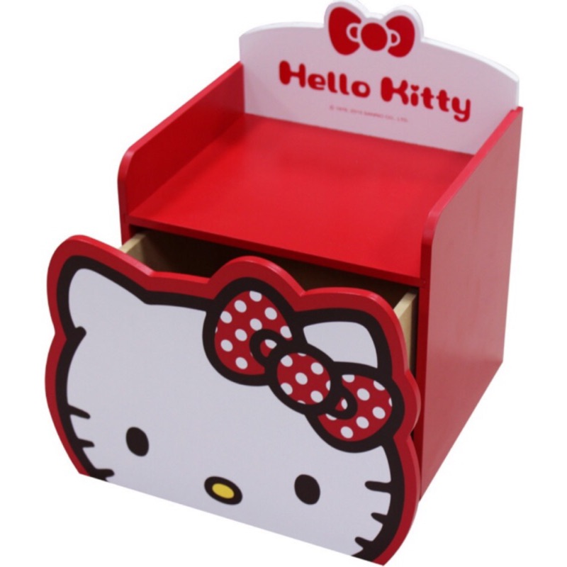正版授權 三麗鷗 HELLO KITTY 凱蒂貓 造型單抽盒 抽屜盒 收納盒 置物盒 桌上盒 小物盒 梳妝盒 化妝盒