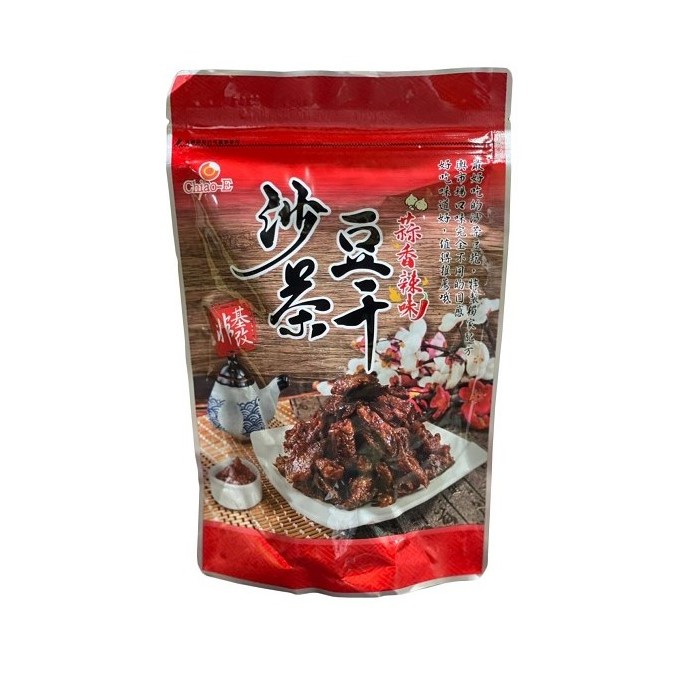 巧益蒜香辣味沙茶豆乾 (非基改) 250g