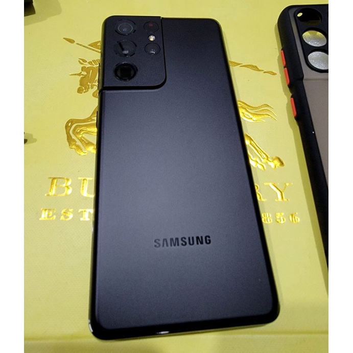 自售 無刮傷 出清價 SAMSUNG Galaxy S21 Ultra 5G 512GB 全機正常中華神腦購入保固到8月