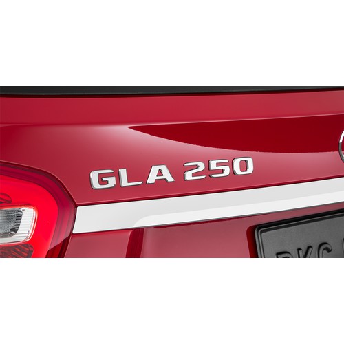 圓夢工廠 Benz 賓士 GLA X156 GLA220 GLA250 2016~2019 後車箱字貼車標 鍍銀 消光黑