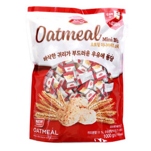 [Richy] 燕麥迷你零食 1kg Oatmeal Mini Bite Snacks 大容量