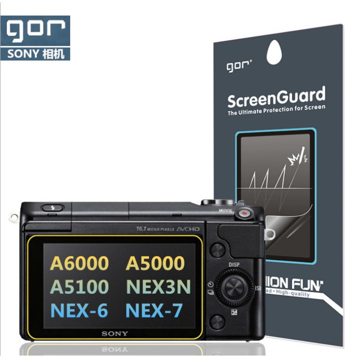 YI3C ~ SONY a6000 NEX3N a5000 a5100 NEX-6 7 螢幕貼 GOR 保護貼 微單貼膜