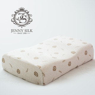 Jenny Silk．40X60CM．100%純天然乳膠枕．凹弧蝶型專利．專為側睡設計【蓁妮絲居家生活精品旗艦館】