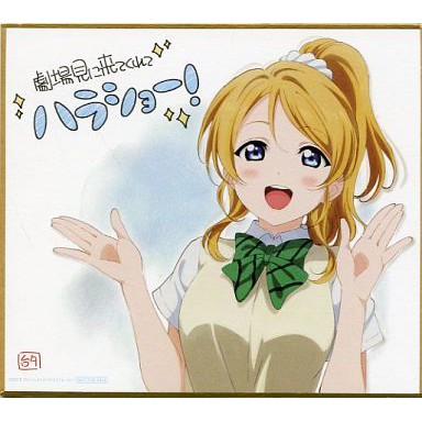 現貨 Lovelive 劇場版迷你色紙 琴梨 小鳥 穗乃果繪里 蝦皮購物