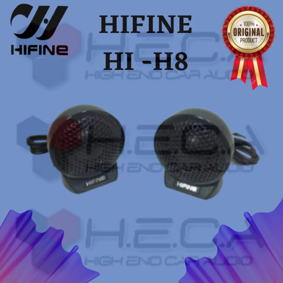 高音揚聲器 HIFINE 類型 HI-H8 超級絲綢圓頂限量版