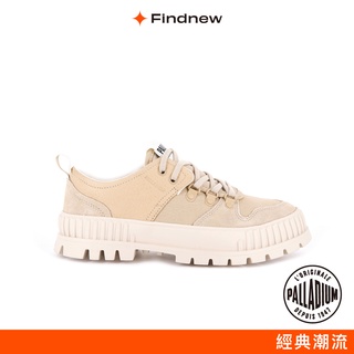 PALLADIUM PALLASHOCK 麂皮剪接厚底巧克力鞋 沙漠灰 男女共款 77969-271【Findnew】