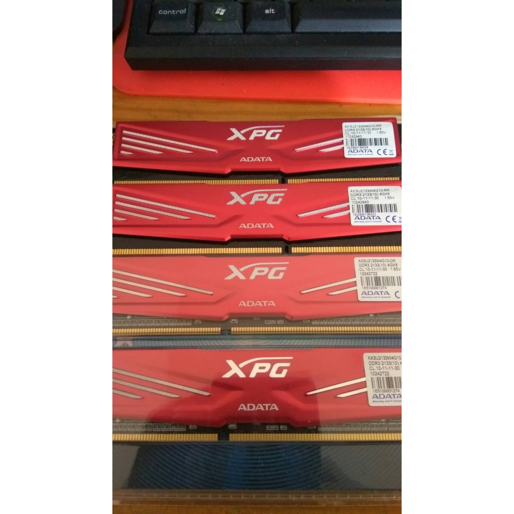 威剛ADATA XPG DDR3-2133 8GB (4GB x2)兩組