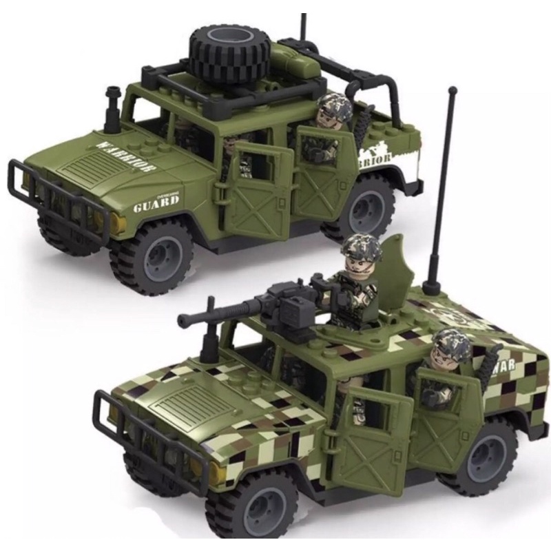 樂高悍馬 SWAT 2 合 1 汽車組裝玩具套裝,苔綠色(無小人仔)