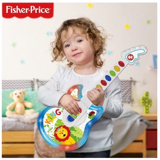 (當日寄)Fisher-Price費雪小獅子電吉他 樂器玩具 兒童多功能音樂彈奏音樂玩具 附背袋