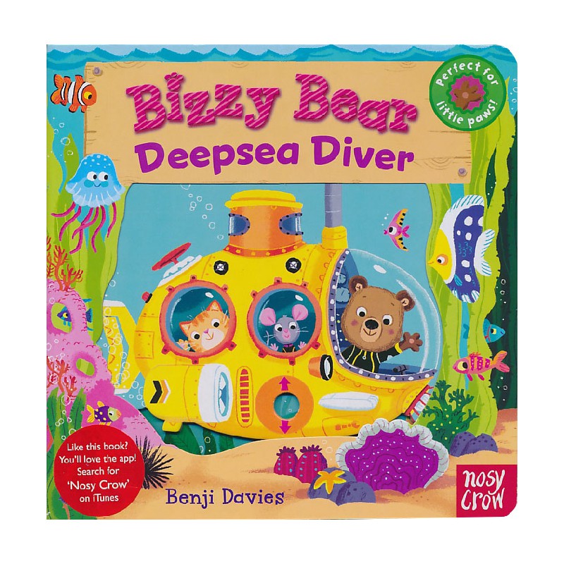 現貨bizzy Bear 小熊好忙英文原版進口繪本deepsea Diver 潛入深海機關書兒童英語紙板書英 蝦皮購物