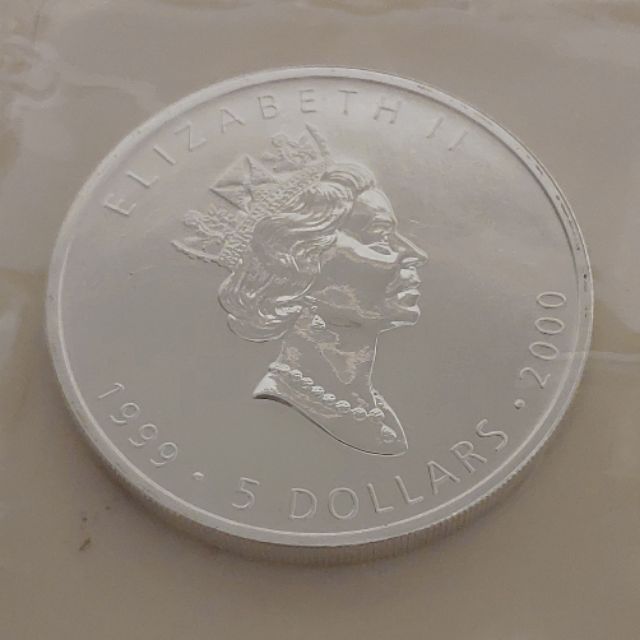 加拿大楓葉千禧年紀念銀幣1Oz