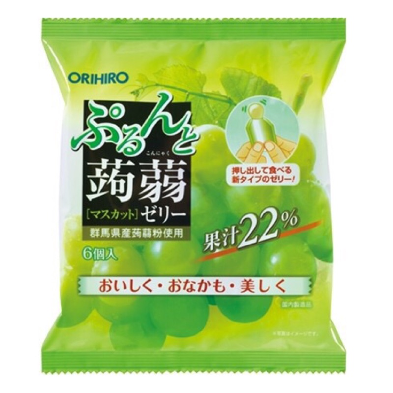 日本代購 日本 Orihiro蒟蒻果凍 不沾手低熱量果凍  日本限定果凍