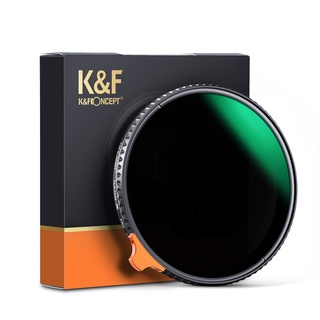 K&f Concept 可變可調 ND 濾鏡 ND2-ND400(1-9 檔)帶高清 28 多層塗層日本 AGC 玻璃可