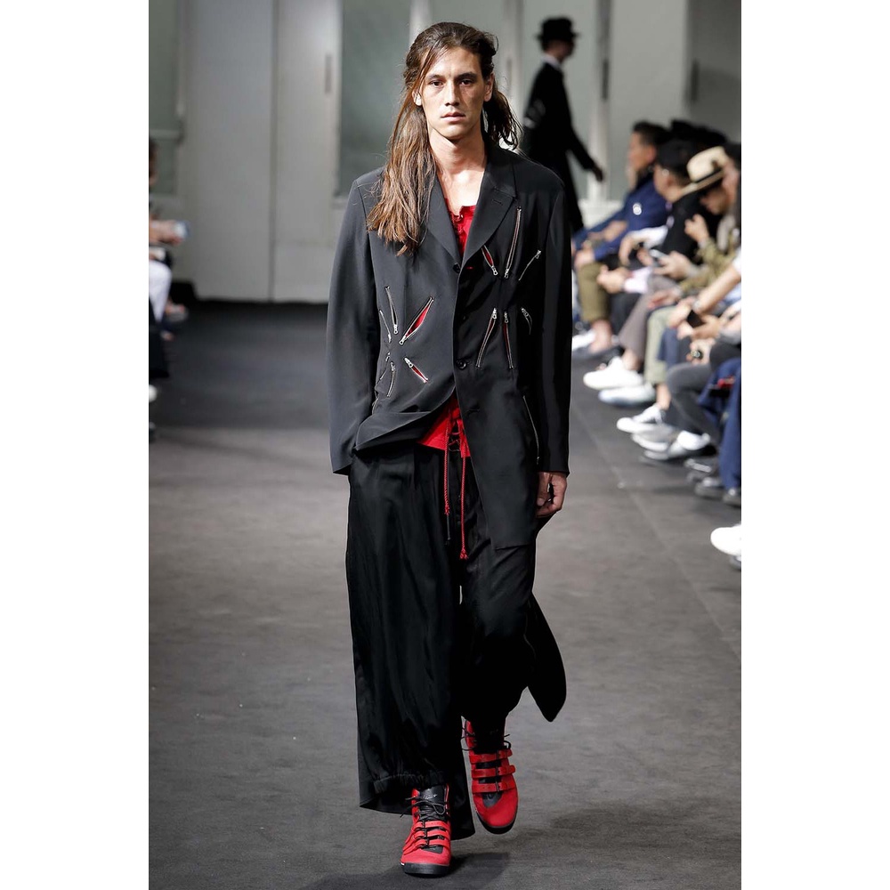 Yohji Yamamoto Pour homme 山本耀司 主線 19SS 烏鴉褲 人造絲 寬褲 褲裙