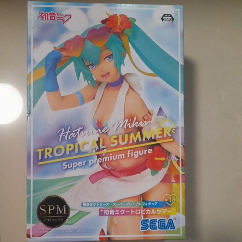 SEGA SPM 初音 MIKU TROPICAL SUMMER 夏日 泳裝 日版 公仔