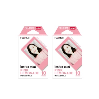 【FUJIFILM】富士 instax mini 拍立得底片｜粉紅邊框 (2入組) 適用全系列