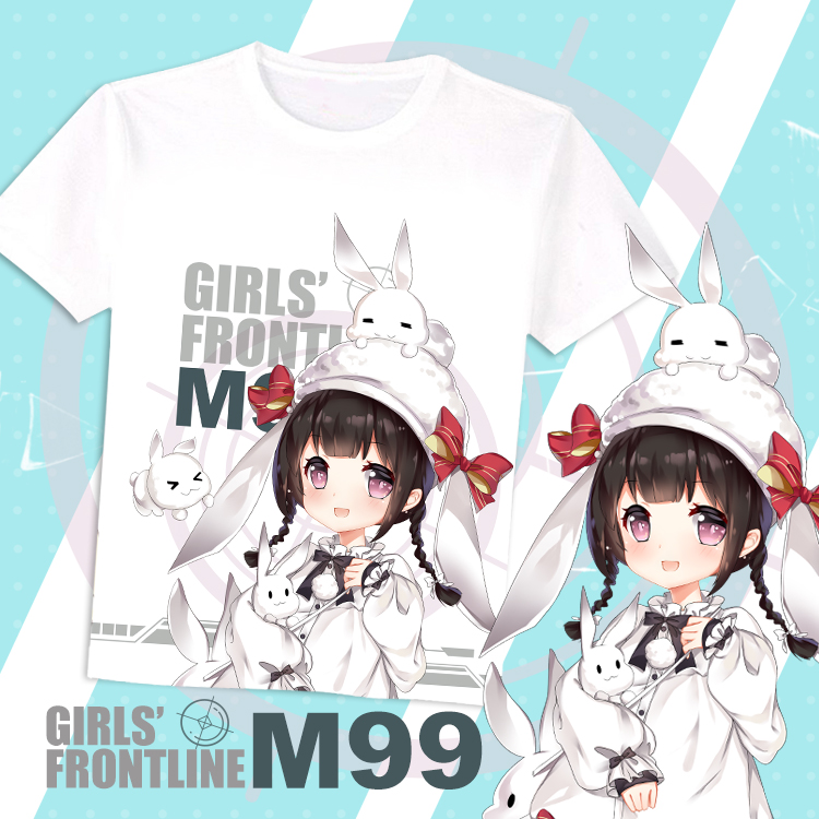 少女前線m99狙擊步槍動漫周邊二次元宅男短袖t恤痛t可定制 蝦皮購物