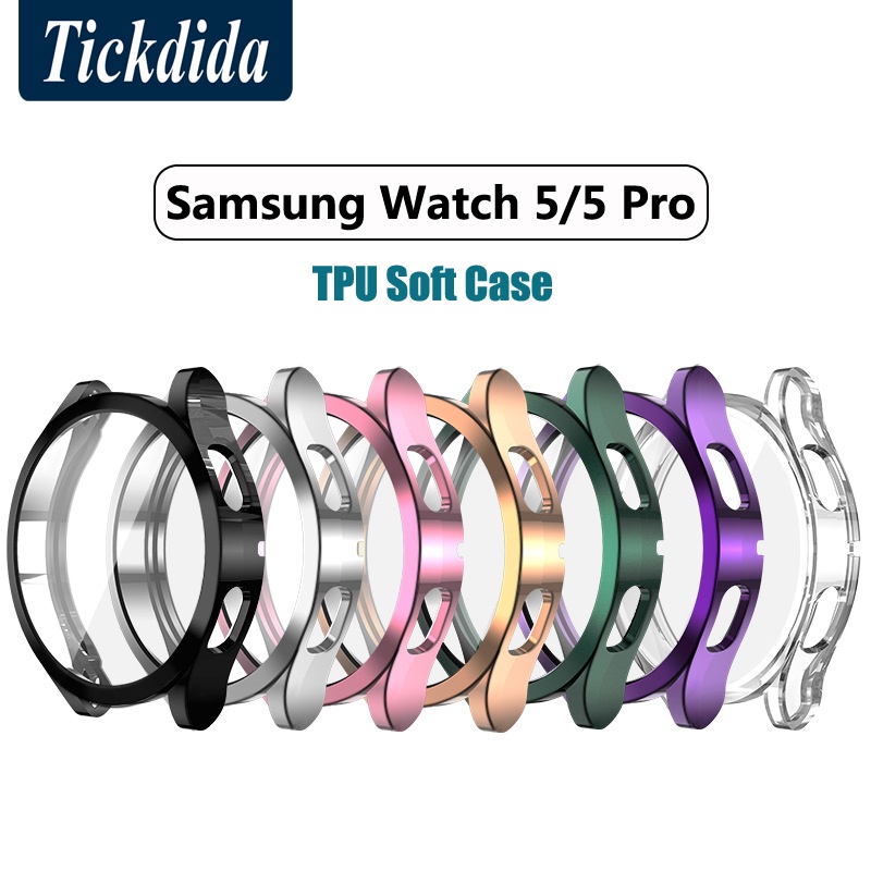 適用於 Samsung Galaxy Watch 5 Case Watch 5 Pro 手錶 4 Classic 矽膠套