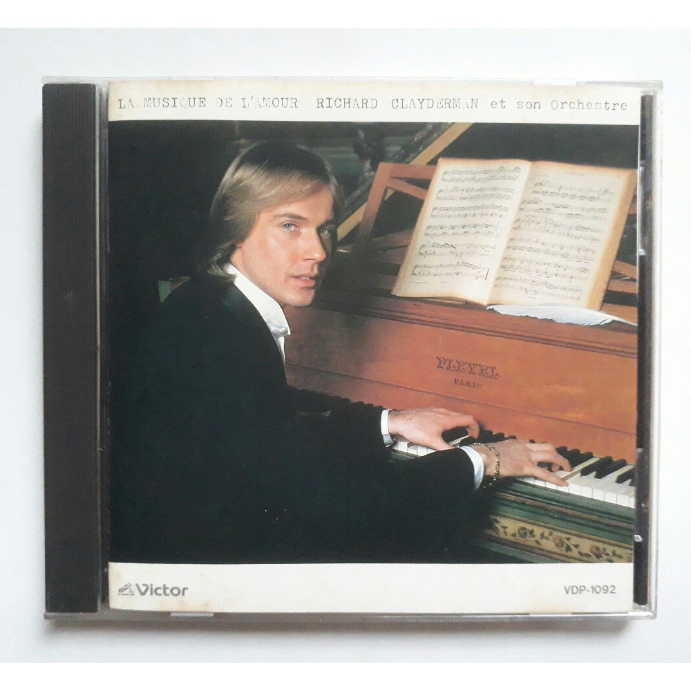 CD 唱片 心靈音樂 理查克萊德門【 LA MUSIQUE DE L`AMOUR 】鋼琴演奏 1986 日本製作。