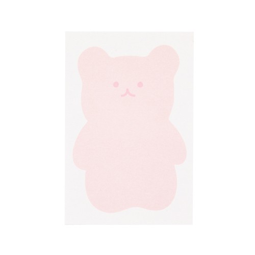 [ARTBOX OFFICIAL] 粉紅色的熊基本便條本 (100頁)