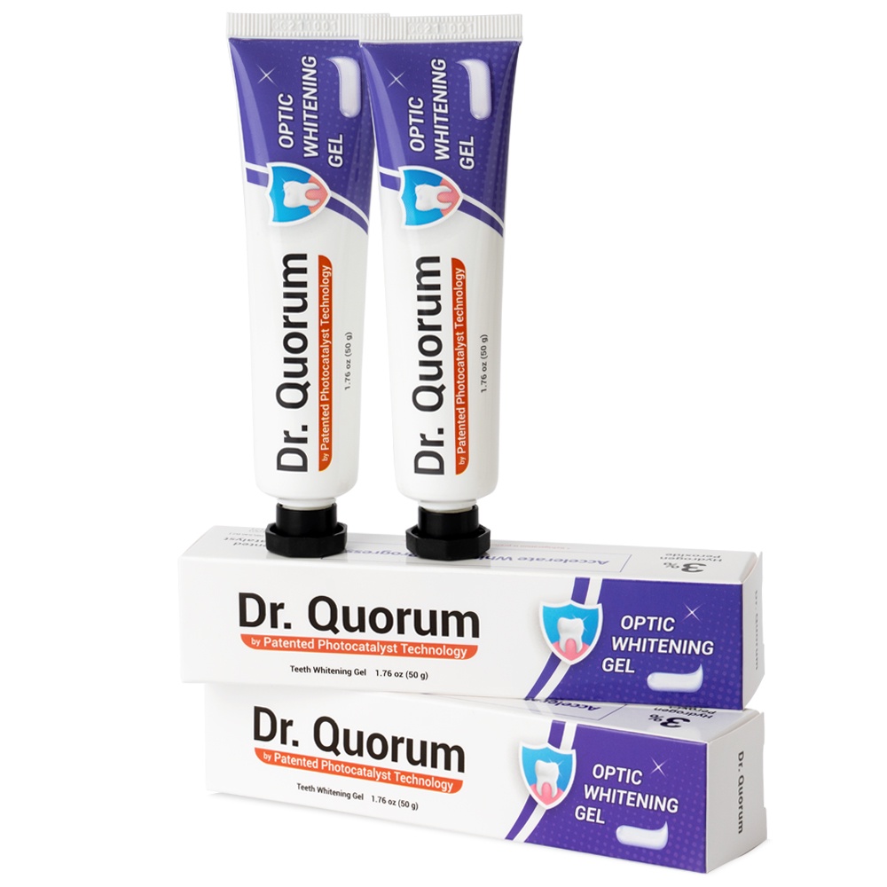 Dr. Quorum Optic Whitening 凝膠 (50 克) 2 包