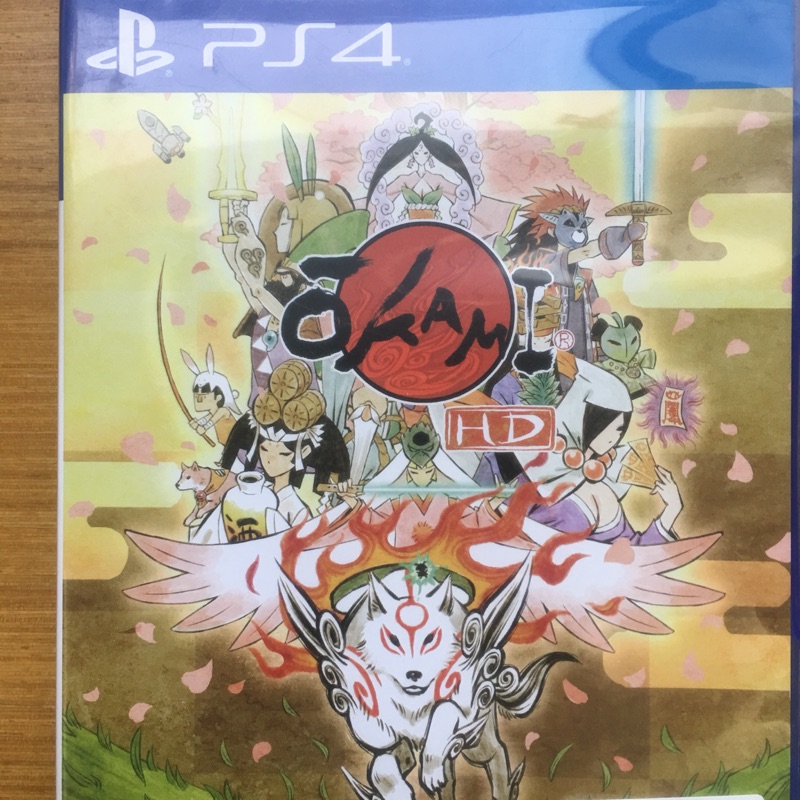 PS4 大神 okami 絕景版 hd 日文 英文 光碟無刮