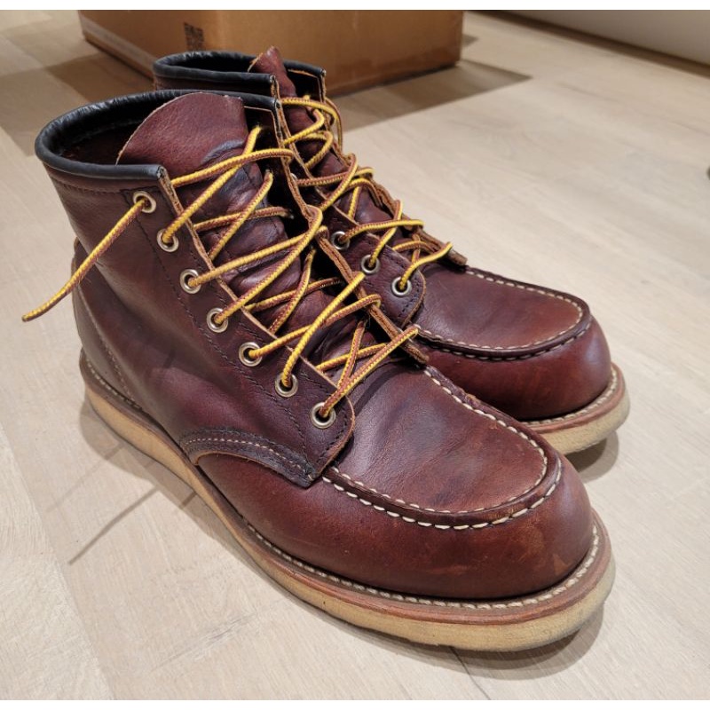 US9D(26.5-27cm)RED WINGエンジニアUSED VINTAGE 描く