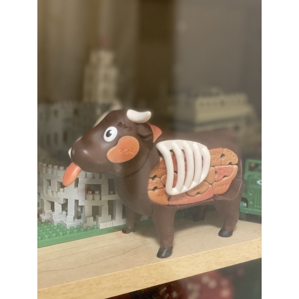 二手 Megahouse 一頭牛 特選燒肉 拼圖/解剖盒玩