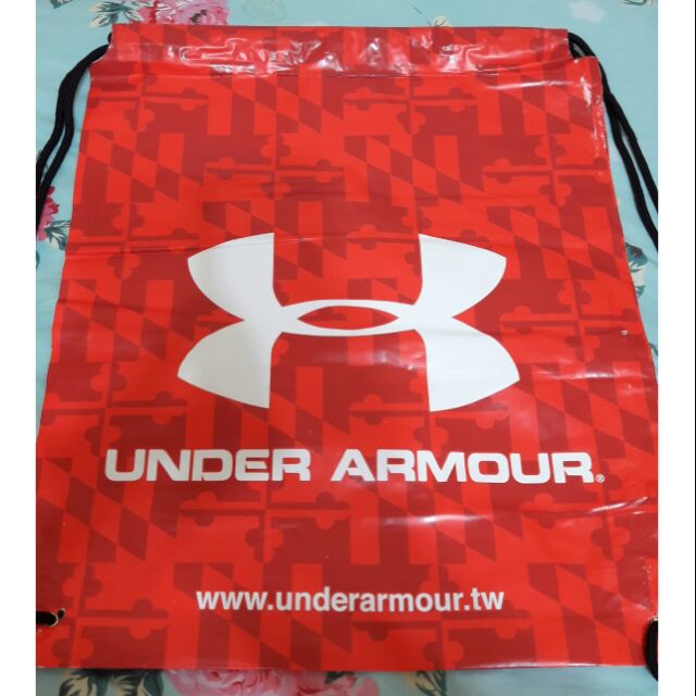 UNDER ARMOUR 多功能大容量輕量塑料防水束口雙肩拉繩後背包/提袋 籃球背袋 UA CURRY 一個59元