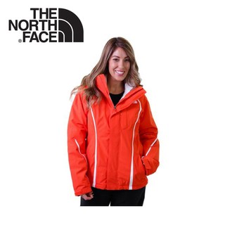 The North Face 女 HV Heatseeker 兩件式外套《橙》A7HX-D1T/防水/透氣/滑/悠遊山水