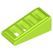 LEGO 樂高 零件 61409 萊姆綠色 進氣孔 水溝蓋 排氣孔 2x1x2/3 4540385  4521216