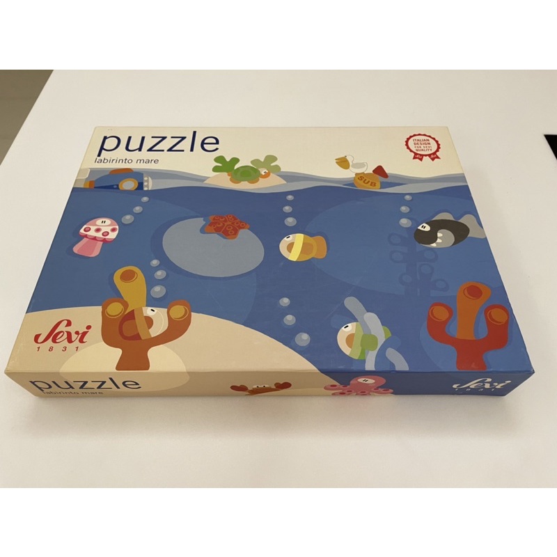 二手Sevi puzzle木製玩具