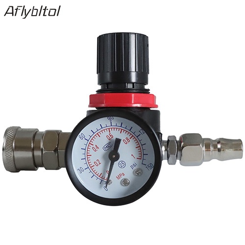 Aflybltol 精品氣壓調壓表氣動工具油漆噴槍空壓機壓力調節氣壓開關閥門