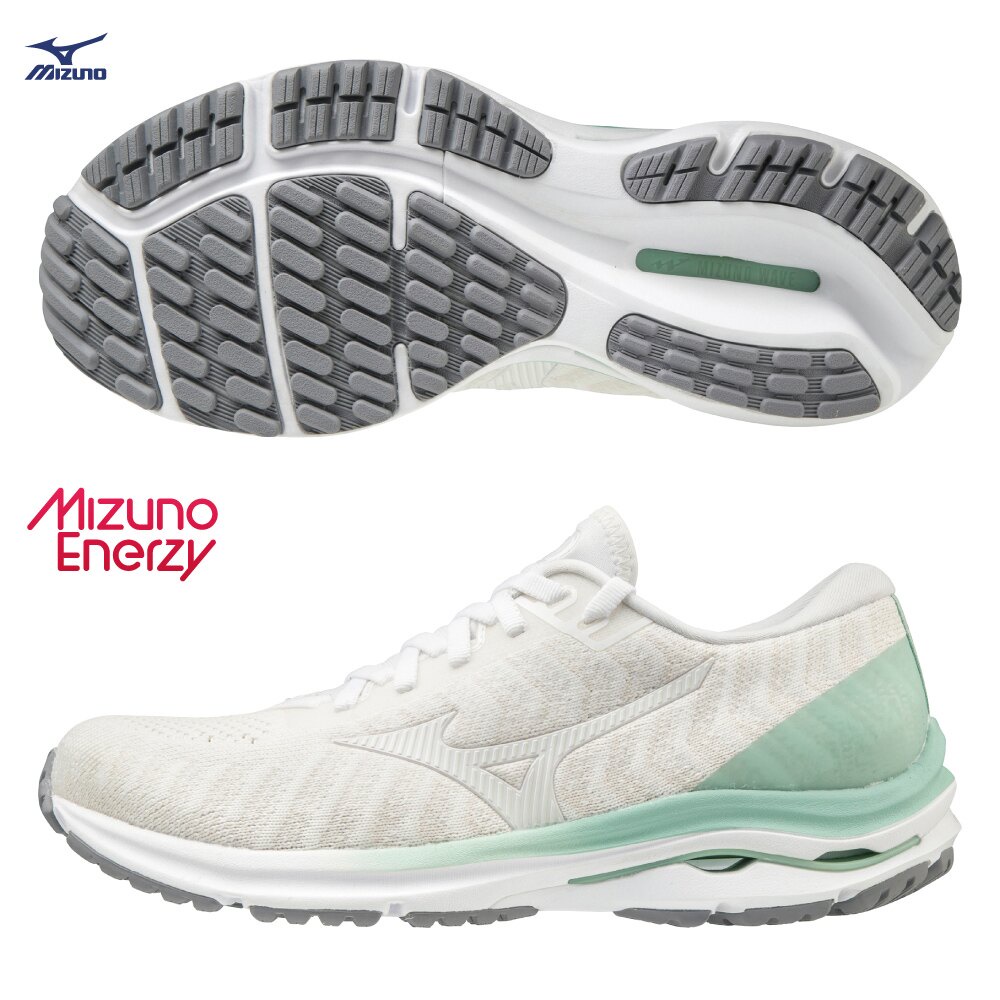 👟永盛體育 MIZUNO WAVE RIDER 24 WAVEKNIT 一般型女款慢跑鞋 J1GD207502