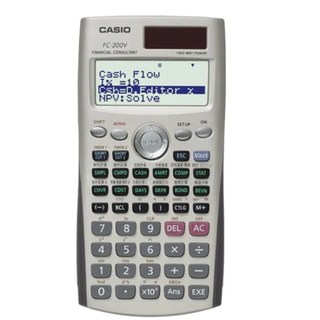 【天龜 】CASIO 財務計算機 單利計算 複利計算 投資評估 FC-200V