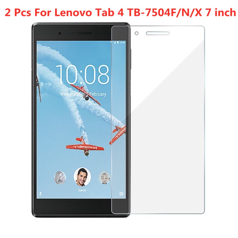 LENOVO 2 件適用於聯想 Tab 7 TB-7504X 屏幕保護膜的優質鋼化玻璃 4 7.0 英寸 TB-7504