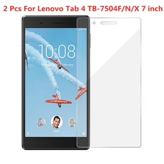 LENOVO 2 件適用於聯想 Tab 7 TB-7504X 屏幕保護膜的優質鋼化玻璃 4 7.0 英寸 TB-7504