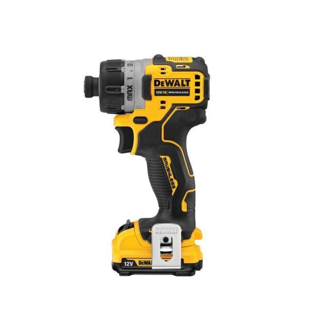 ～工具小妹～全新 DEWALT 得偉 12V DCF601 Max 無碳刷六角柄電鑽 調扭力起子機 單主機