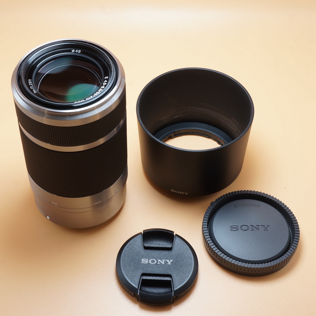 索尼 SEL E 55-210mm 鏡頭(帶防震 OSS),適用於無反光鏡相機