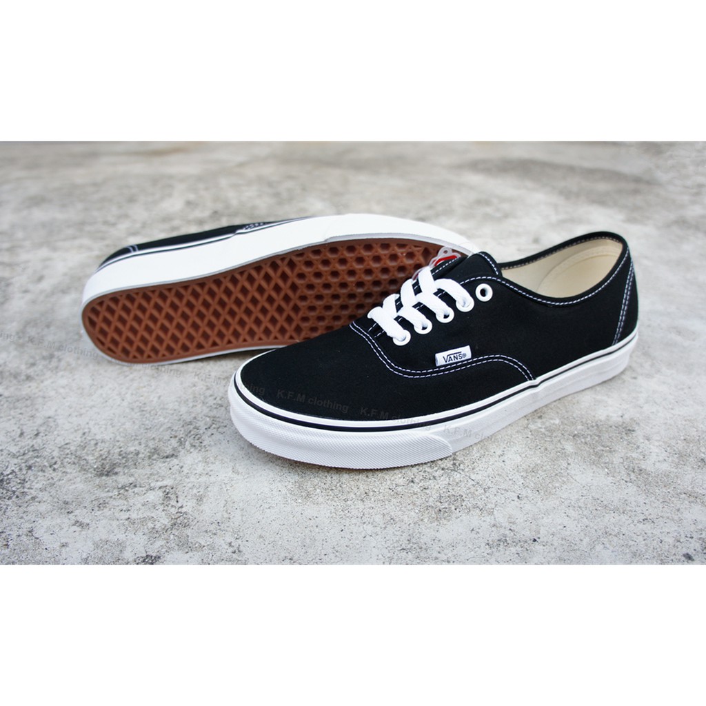 vans authentic era black