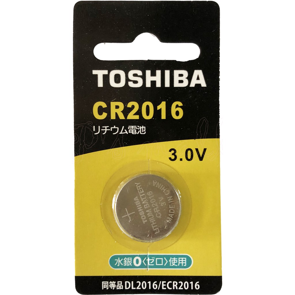 東芝 TOSHIBA 鈕扣電池 CR2016