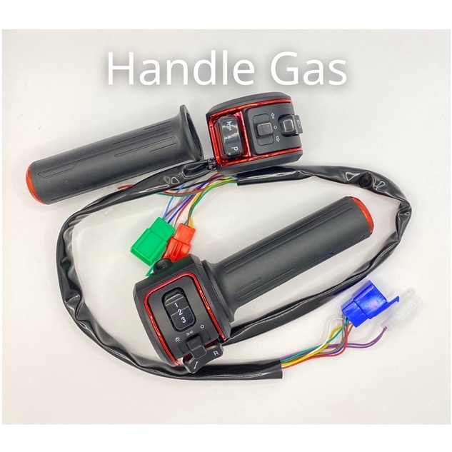 Inskey handle gas variasi 轉把 加速轉把 電動車轉把 คันเร่งจักรยานไฟฟ้า