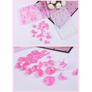【模具倉庫】DIY 迷你 耳墜 吊墜 矽膠模具 滴膠模具